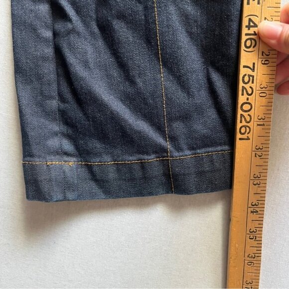 Club Monaco bootcut cropped denim jeans Sz 00 - Picture 8 of 11